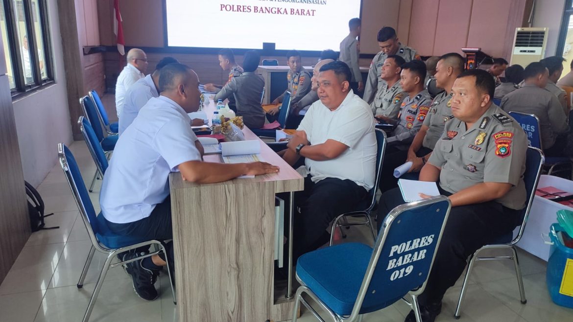 Polres Bangka Barat Jalani Audit Kinerja Tahap I 2026, Itwasda Polda Babel Cek Aspek Perencanaan dan Pengorganisasian