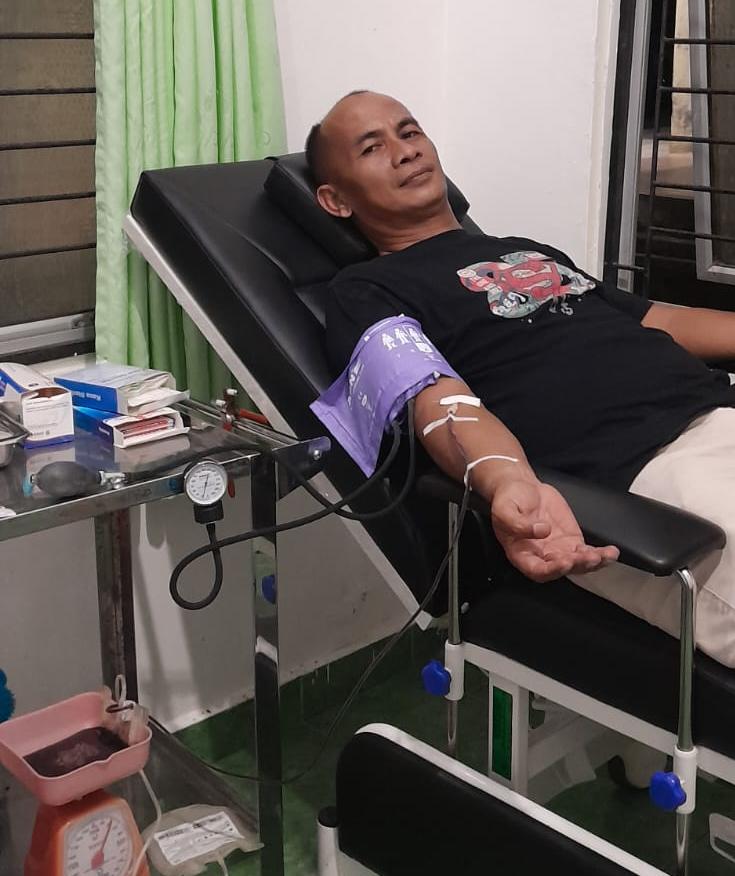AKSI CEPAT POLRES BANGKA BARAT, Laporan Warga Langsung Direspons, Dua Perwira Donorkan Darah untuk Pasien Kritis