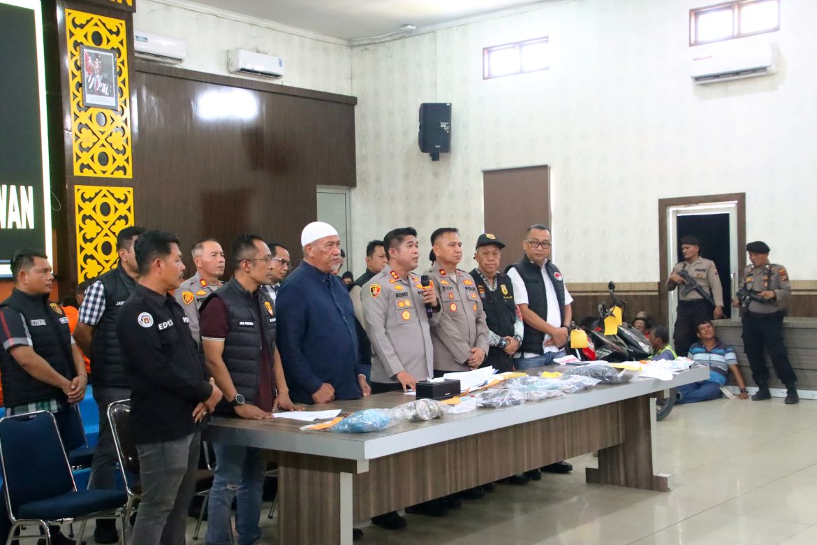 Empat Bulan, 320 Kasus Dibongkar: Polres Belawan Sikat Narkoba dan Kejahatan Jalanan