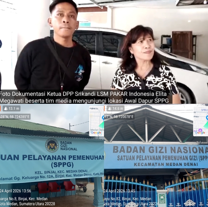 DPP SRIKANDI LSM PAKAR Indonesia Soroti Konflik Dapur SPPG di Medan, Siap Surati BGN dan Komisi IX DPR RI