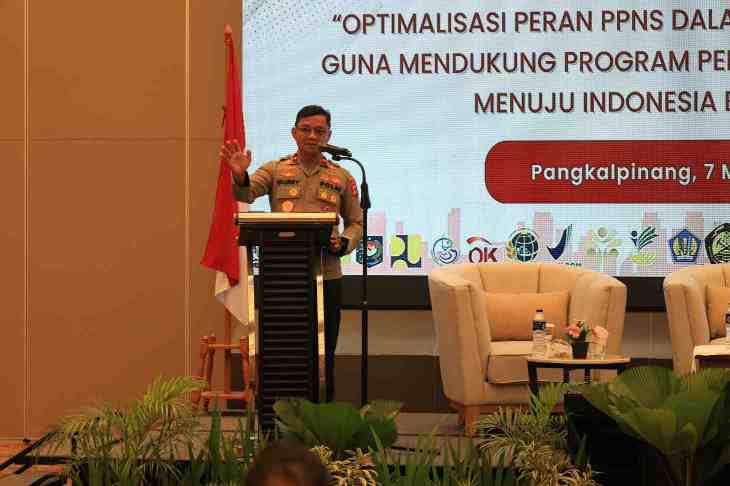 Pesan Wakapolda Babel Saat Buka Bintek Bagi Korwas PPNS : Penting Tingkatkan Kapasitas dan Kompetensi