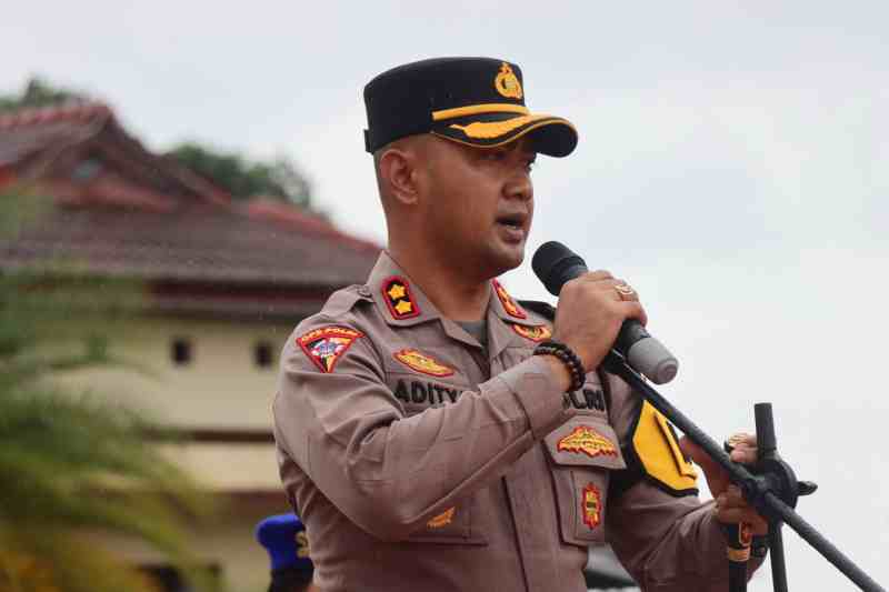 Kapolres Bangka Barat Tegaskan Tak Ada Ruang Bagi Pelaku Kejahatan di Wilayah Hukumnya