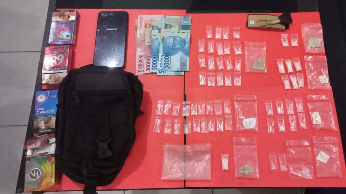 Polres Bangka Barat Gagalkan Peredaran 57 Paket Sabu di Belo Laut, Satu Buruh Harian Diamankan