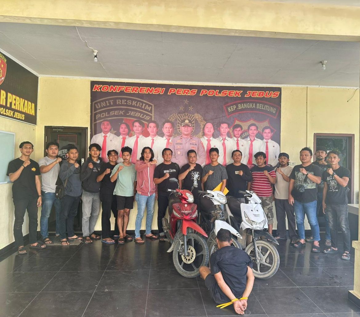 Polres Bangka Barat Ringkus Pelaku Curanmor 4 TKP di Jebus