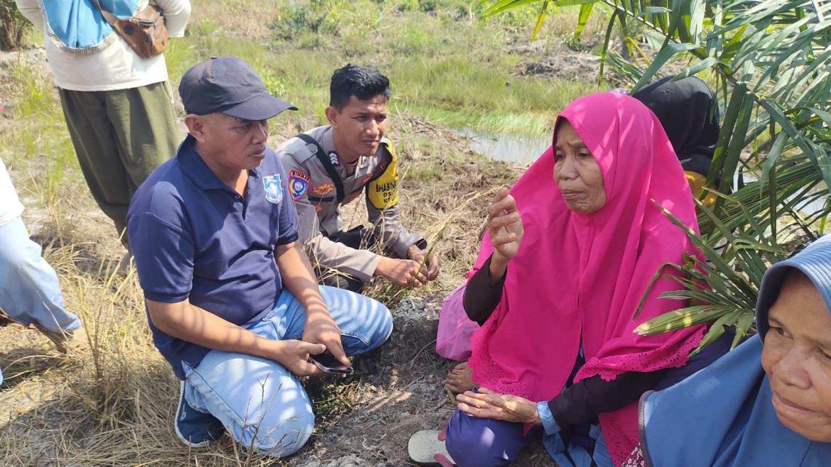 Polsek Kelapa Polres Bangka Barat Bersama Basarnas dan Warga Cari Petani yang Hilang di Dusun Pisang