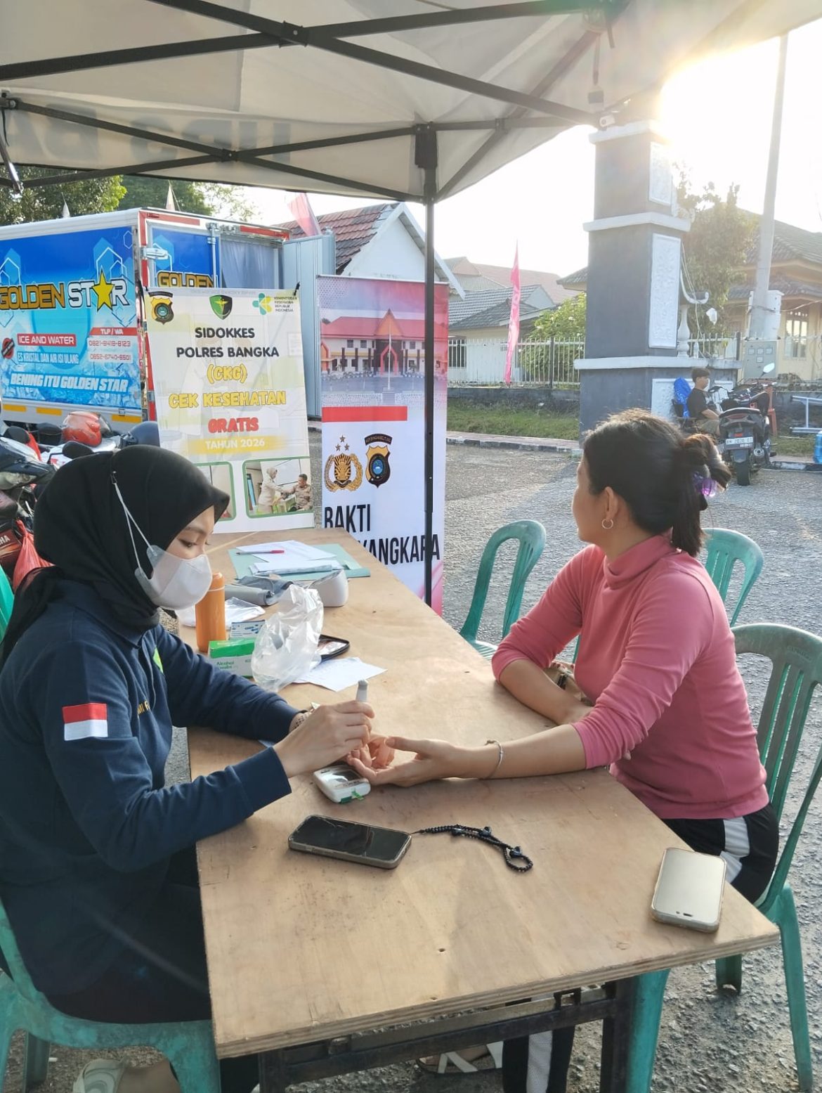 Bakti Kesehatan HUT Bhayangkara ke-80, Polres Bangka Hadirkan Cek Kesehatan Gratis (CKG), Pelayanan dan Kepedulian untuk Masyarakat