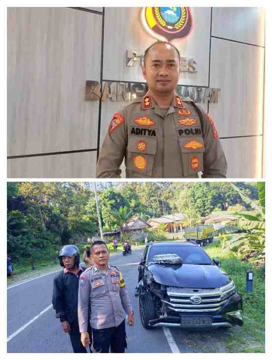 Kapolres Bangka Barat AKBP Pradana Aditya Nugraha, Tidak Ada Korban Jiwa dalam Laka Beruntun di Pelangas