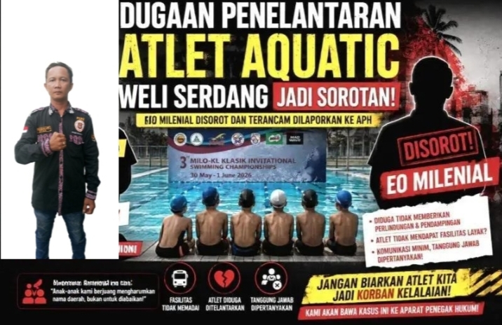 DPW Media Center LSM PAKAR Sumut Minta Bupati dan Dispora Deli Serdang, Periksa Penggunaan Dana Keberangkatan Atlet Renang ke Malaysia