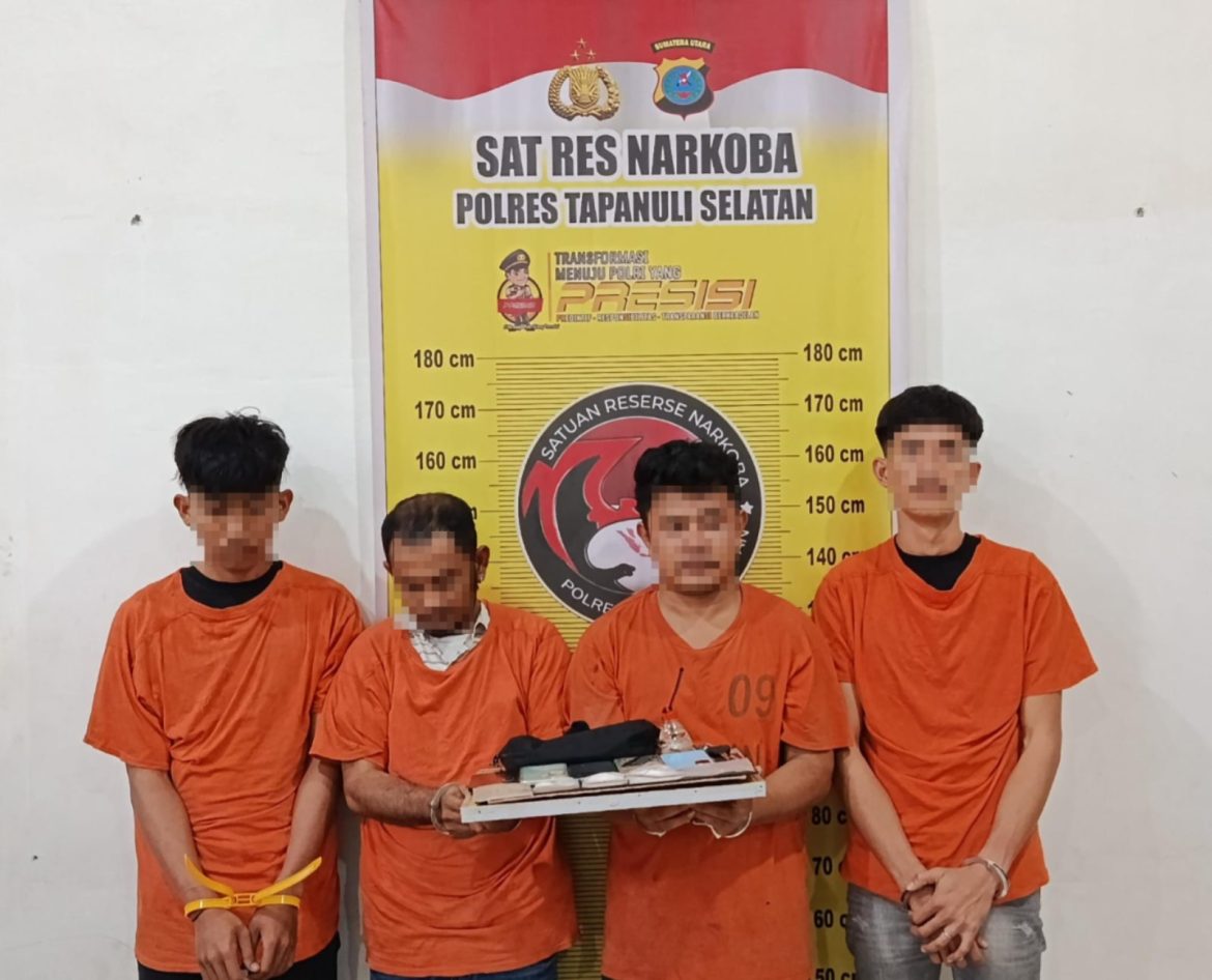 Polres Tapanuli Selatan Berhasil Mengungkap Peredaran Narkoba