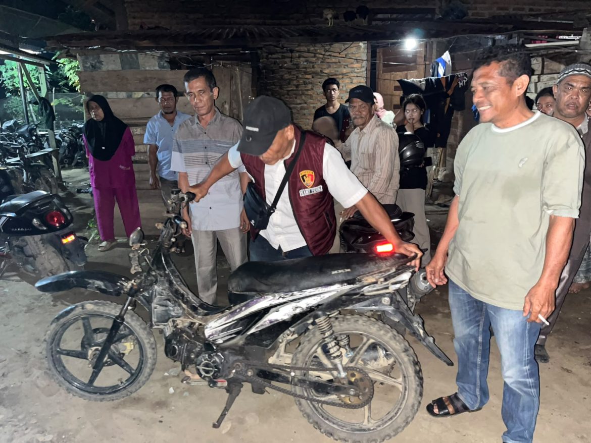 Sat Reskrim Polres Padang Lawas Amankan 31 Unit Sepeda Motor Diduga Hasil Kejahatan dari Rumah Warga di Pasar Latong