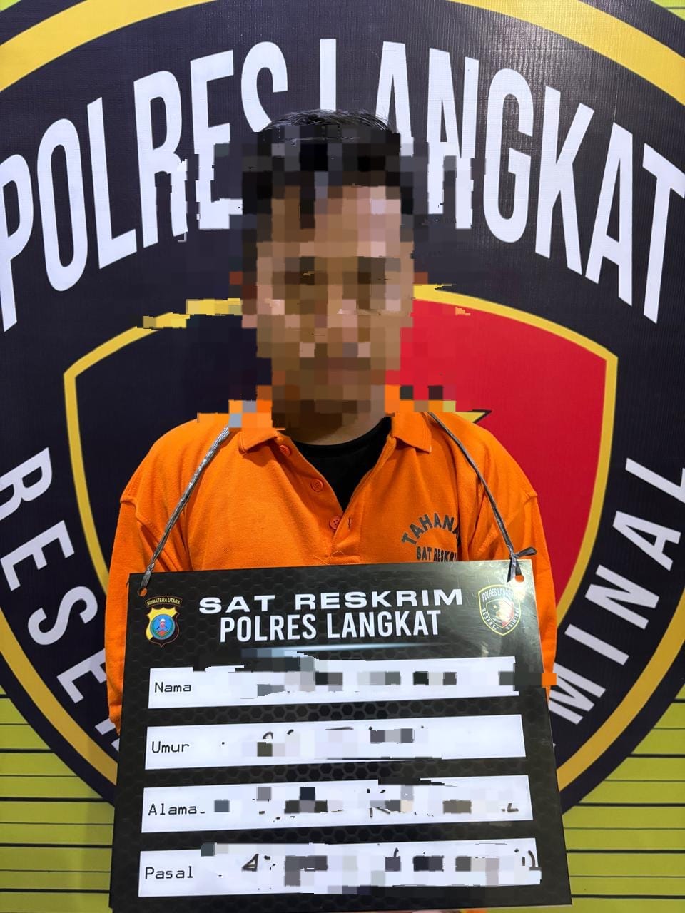 Polres Langkat Tangkap Tujuh Pelaku Pencurian Disertai Kekerasan di Empat Lokasi, Dua Senjata Tajam dan Dua Sepeda Motor Diamankan