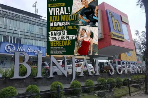 Video Keributan di Supermal Binjai Viral, Dugaan “Spa Plus-Plus” dan Pengawasan Izin Dipertanyakan